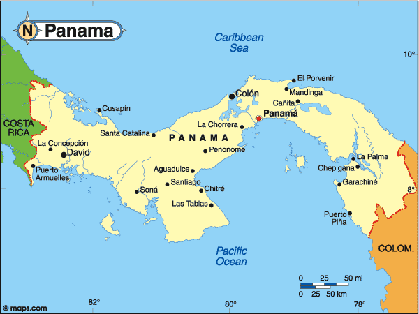 Panama Map